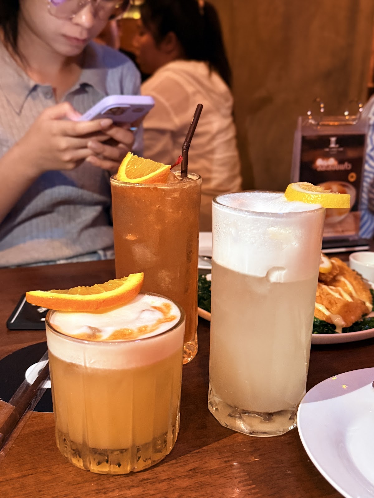 Signature cocktails at The Column